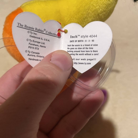 TY Beanie Baby Inche Original Rare - Picture 4 of 4